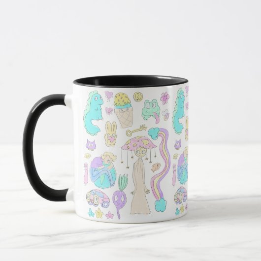 Mug baise magique funky (Gauche)