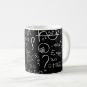 Mug baise pour professeur de maths, maths, statistique (Devant droit)