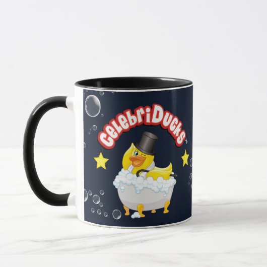 Mug BAISER - canard en caoutchouc collectable de Gene (Gauche)