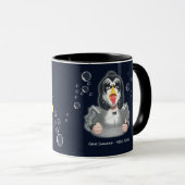 Mug BAISER - canard en caoutchouc collectable de Gene (Devant droit)