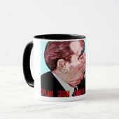 Mug Baiser de Brezhnev et d'Honecker, galerie de côté (Devant gauche)