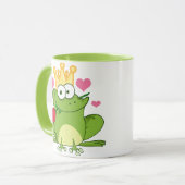 Mug Baiser de grenouille de Saint-Valentin (Devant gauche)