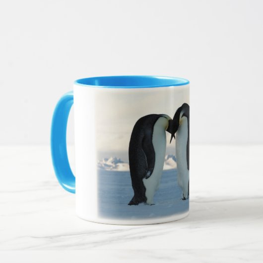 Mug Baiser de pingouins (Devant gauche)