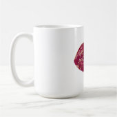 Mug Baiser des lèvres rouges (Gauche)