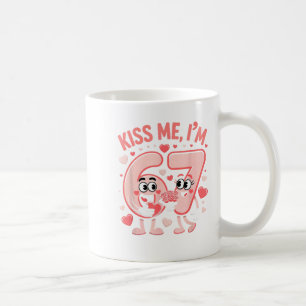 Mug Baiser drôle Kiss Me I'm 67 Mignon Couple Saint-Va