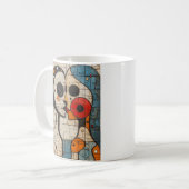 Mug Baiser géométrique Abstrait (Devant gauche)