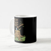 Mug Baiser mes axes Lumberjack Logger Stump (Devant gauche)