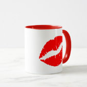 Mug Baiser rouge (Devant droit)