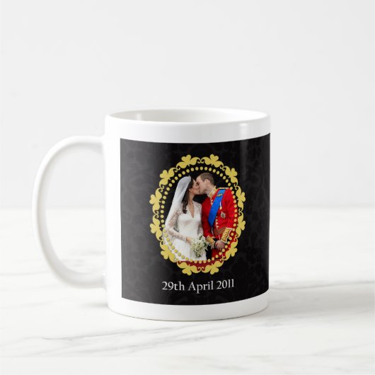 Mug Baiser royal de mariage de William et de Kate (Gauche)