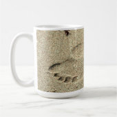 Mug Baiser sur la plage de sable (Gauche)