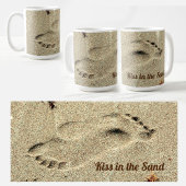 Mug Baiser sur la plage de sable