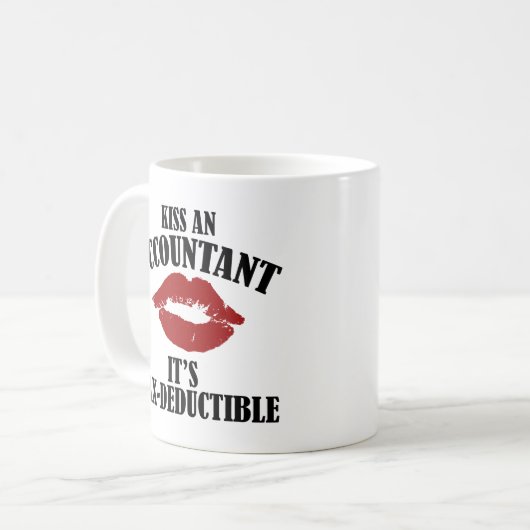 Mug baiser un comptable drôle CPA (Devant gauche)