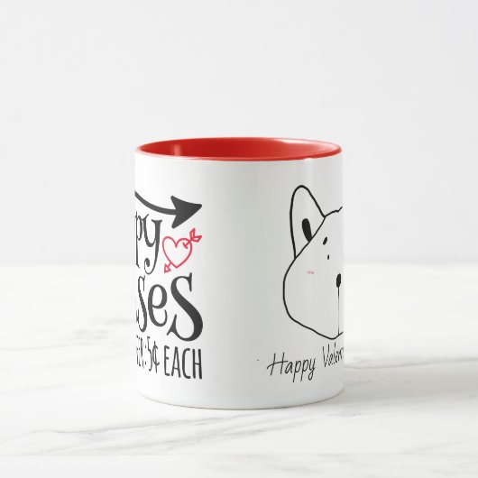 Mug Baisers à chiots...offre spéciale Valentine's (Centre)