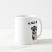 Mug Baisers Aussie - mignon chien berger australien (Devant droit)