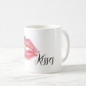 Mug Baisers aux Lèvres Rouges (Devant droit)
