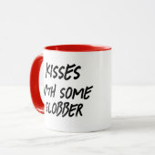 Mug Baisers...avec un peu de slobber...Valentine's Hol (Devant gauche)