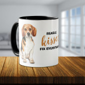 Mug Baisers de chien beagle Réparez tout