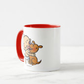 Mug Baisers de chiot pour le bébé (Devant gauche)
