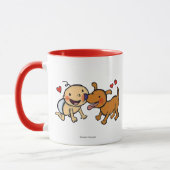 Mug Baisers de nez de bébé du chien (Gauche)