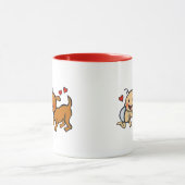 Mug Baisers de nez de bébé du chien (Centre)