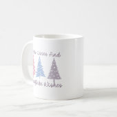 Mug Baisers d'hiver et wis de flocon (Devant gauche)