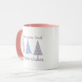 Mug Baisers d'hiver et wis de flocon (Devant gauche)