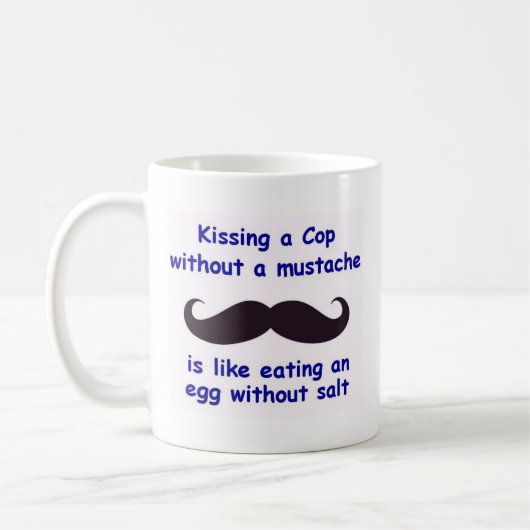 Mug Baisers d'un flic sans moustache (Gauche)