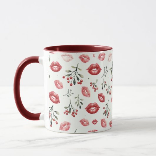Mug Baisers sous le gui (Gauche)