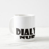 Mug Baisse de sang d'infirmière de dialyse (Devant gauche)