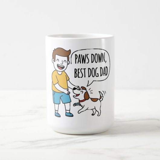 Mug Baisse, Fête des pères du meilleur chien papa (Centre)