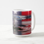 Mug Baisse patriotique de l'eau de drapeau (Devant droit)