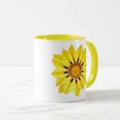 Mug Baisson africain / Gazania Mustard Jaune (Devant droit)