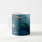 Mug Bait de requin vintage (Devant gauche)