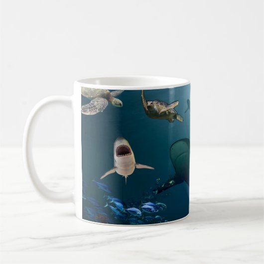 Mug Bait de requin vintage (Gauche)