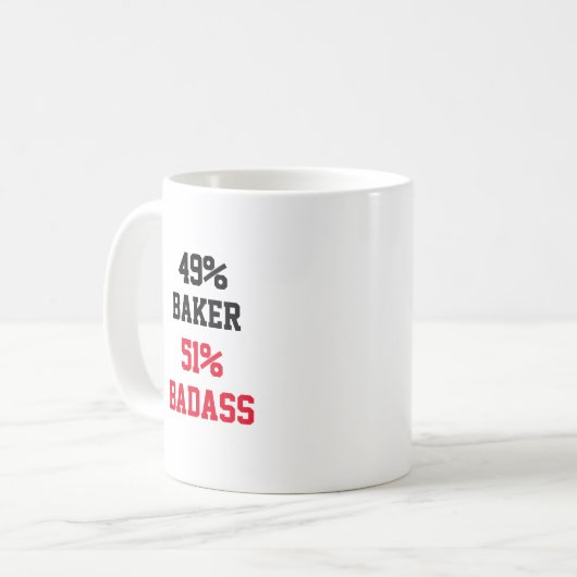 Mug Baker Badass (Devant gauche)