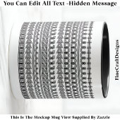 Mug Baking Addict Hidden Message Funny Novelty 111B