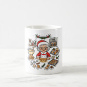 Mug Baking de cookies de Noël par Mme Claus (Centre)