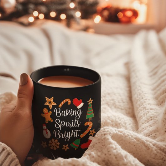 Mug Baking Spirits Bright Gingerbread Noël Cookie