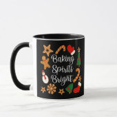 Mug Baking Spirits Bright Gingerbread Noël Cookie (Gauche)