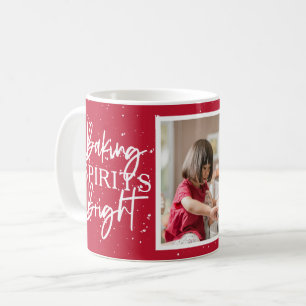 Mug Baking Spirits Bright Red Holiday Photo