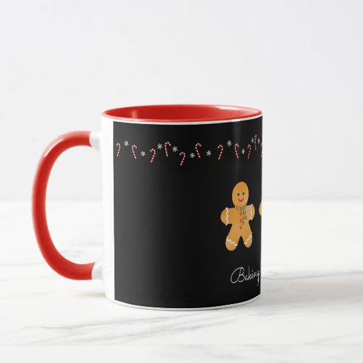Mug Baking Spiritueux Bright Gingerbread Hommes (Gauche)
