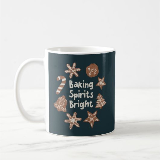 Mug Baking Vert Spirits Bright Holiday Cookies (Gauche)
