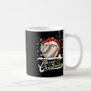 Mug Bal de baseball de Noël Noël Chapeau Noël garçons