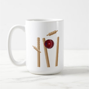 Mug Bal De Cricket Touchant Les Billets,