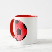 Mug Bal de football américain ou d'association (Devant gauche)