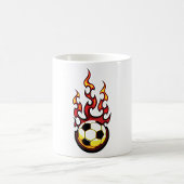 Mug Bal De Football En Feu
