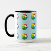 Mug Bal De Plage Coloré (Gauche)