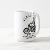 Mug Balade Classique Biker Vintage École Ancienne (Devant droit)
