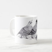 Mug Balade de soirée de famille de cailles (Devant gauche)