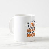 Mug Balai de sorcière drôle Grande fille Conception de (Devant gauche)